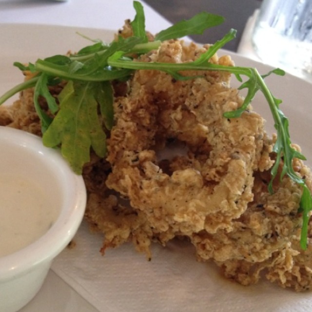 Salt & Pepper Squid With Kaffir Lime Aioli at Riders Cafe on #foodmento http://foodmento.com/place/1128