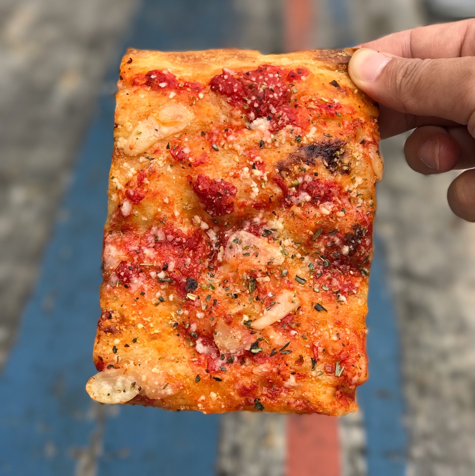 Tomato Pizza Slice from Corner Slice on #foodmento http://foodmento.com/dish/43530