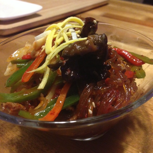 Spicy Beef Japchae at Sarang (CLOSED) on #foodmento http://foodmento.com/place/1136