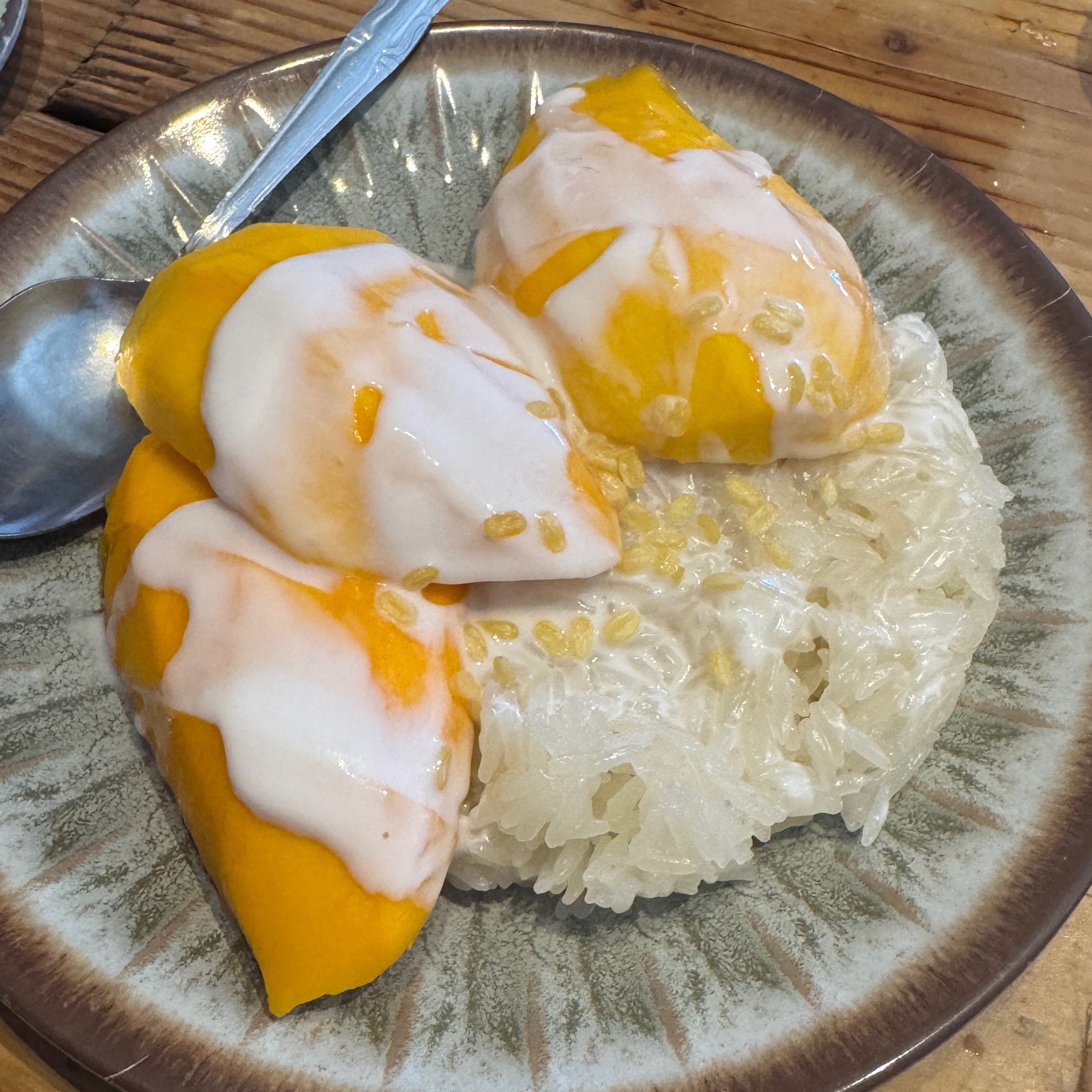Mango Sticky Rice $12 at Khao Nom on #foodmento http://foodmento.com/place/11389