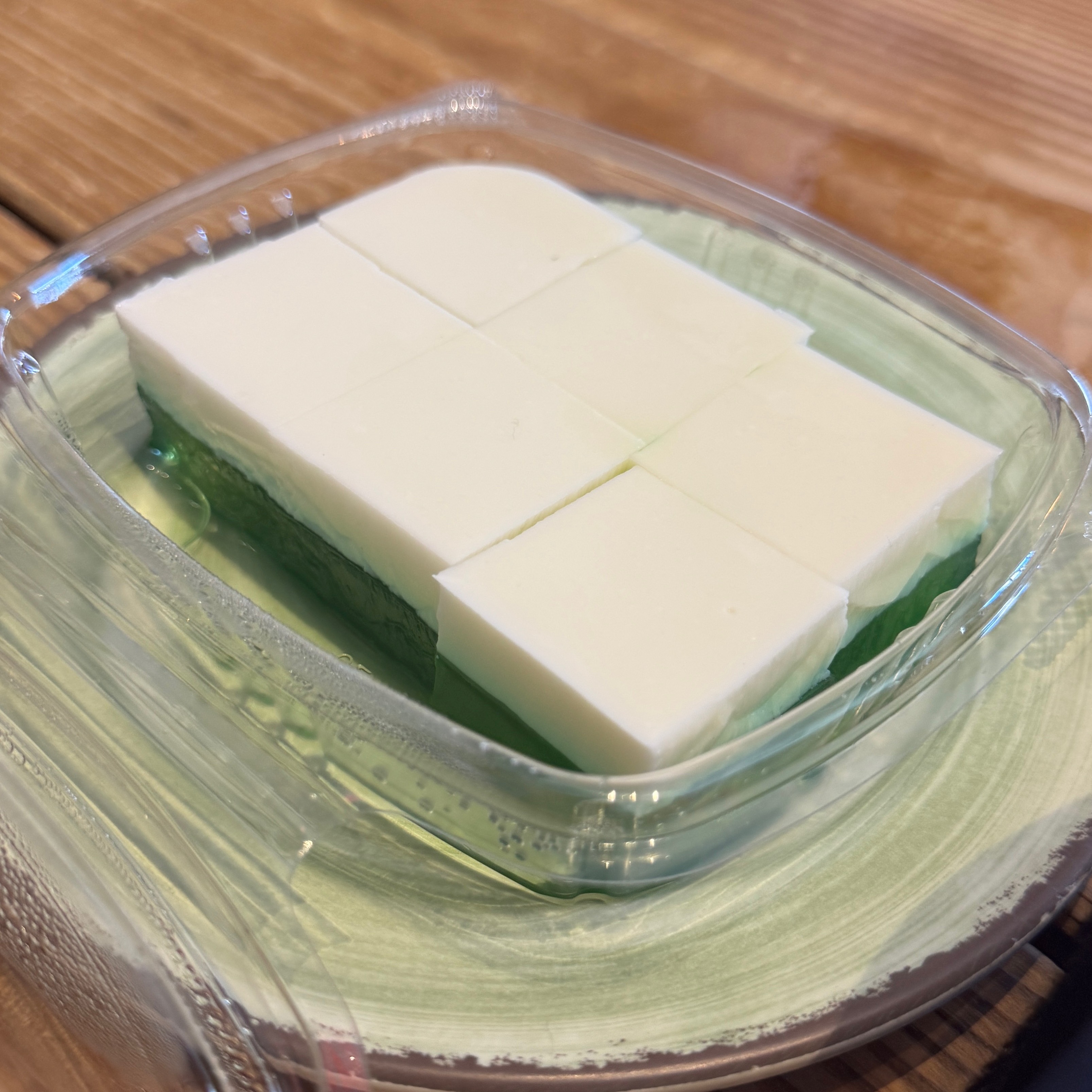 Coconut Pandan Jelly $6 at Khao Nom on #foodmento http://foodmento.com/place/11389