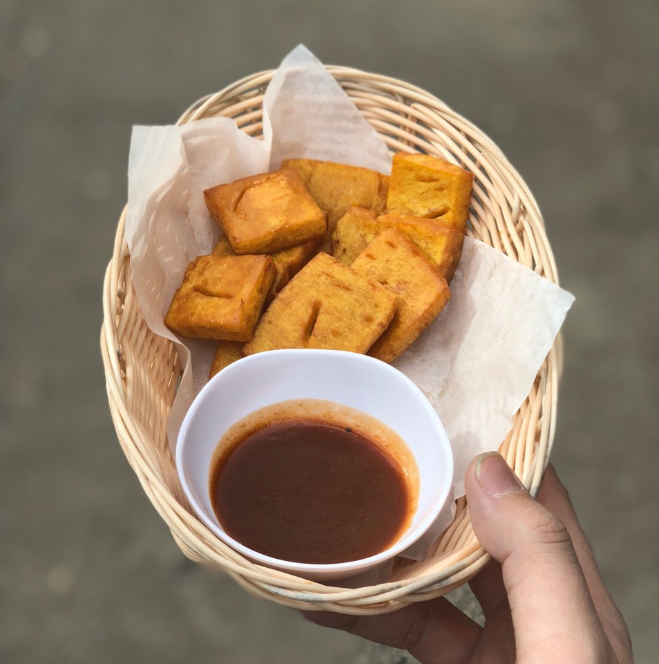 Fried Shan Tofu at Rangoon Spoon (CLOSED) on #foodmento http://foodmento.com/place/11434