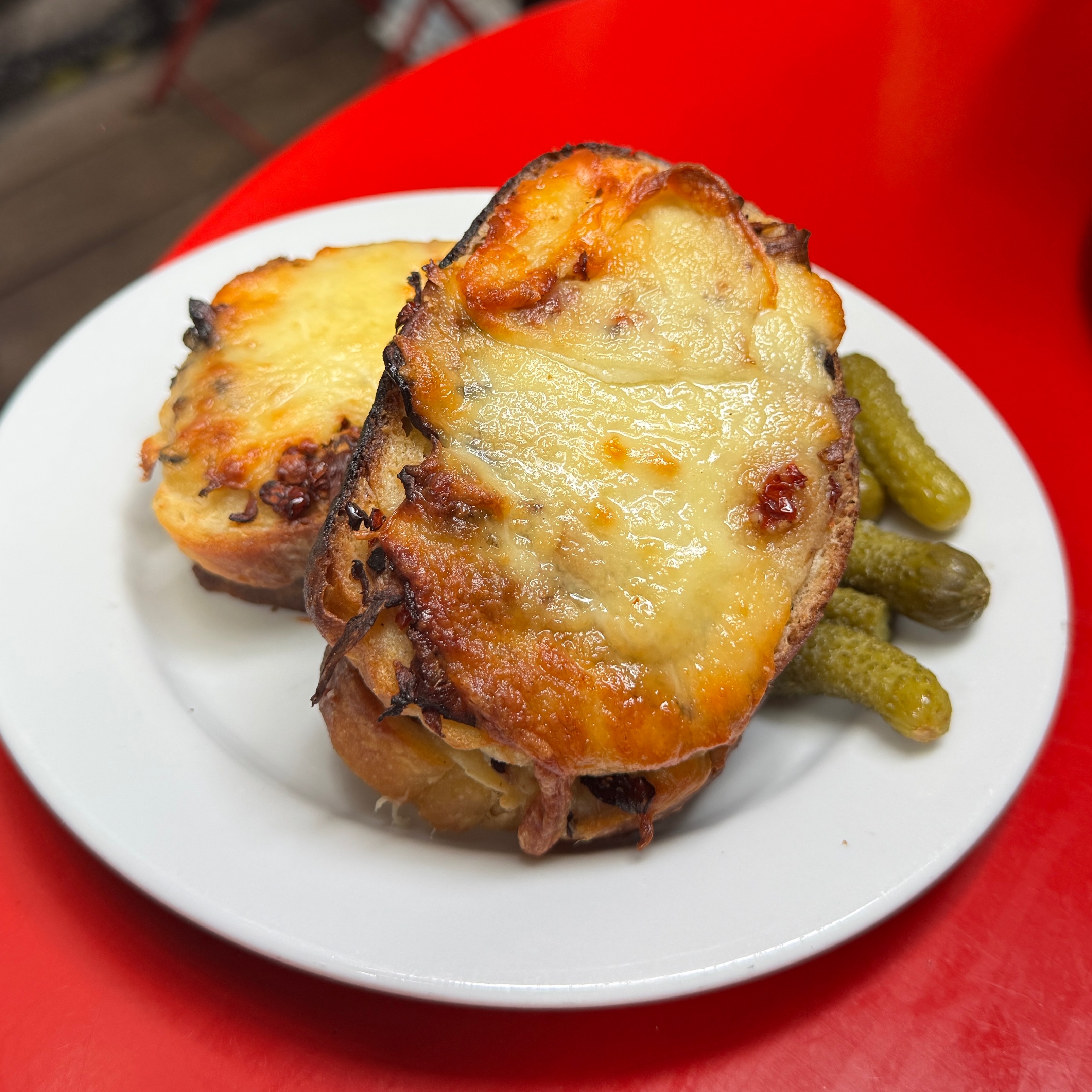 Croque Forestier (Mushroom) $18 at Buvette on #foodmento http://foodmento.com/place/1150
