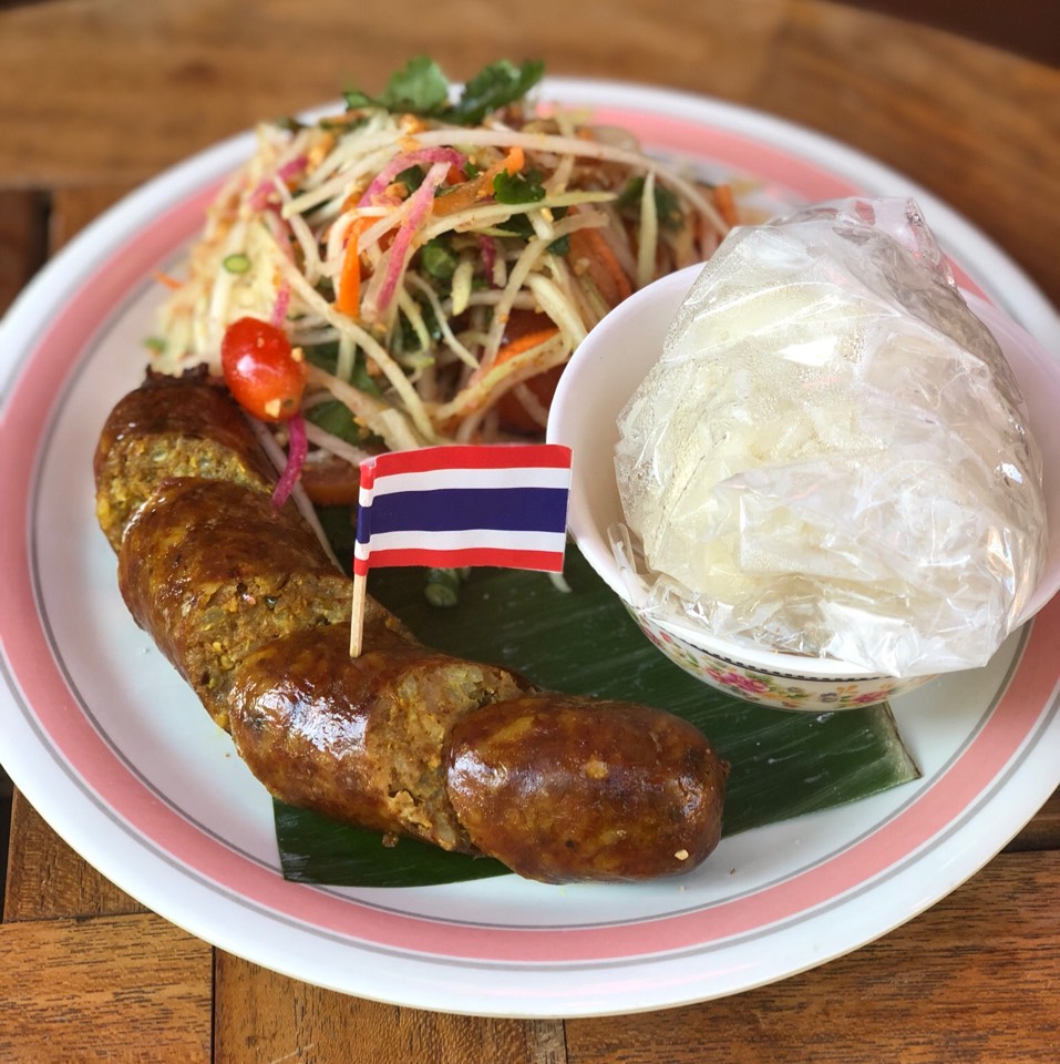 Sai Oua (Thai Herbal Sausage) from Uncle Boons Sister on #foodmento http://foodmento.com/dish/44428