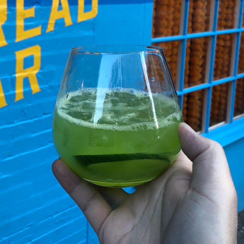 Kachumber Kooler (Plymouth Gin, Cucumber, Chili, Cilantro) from The Bombay Bread Bar on #foodmento http://foodmento.com/dish/44988