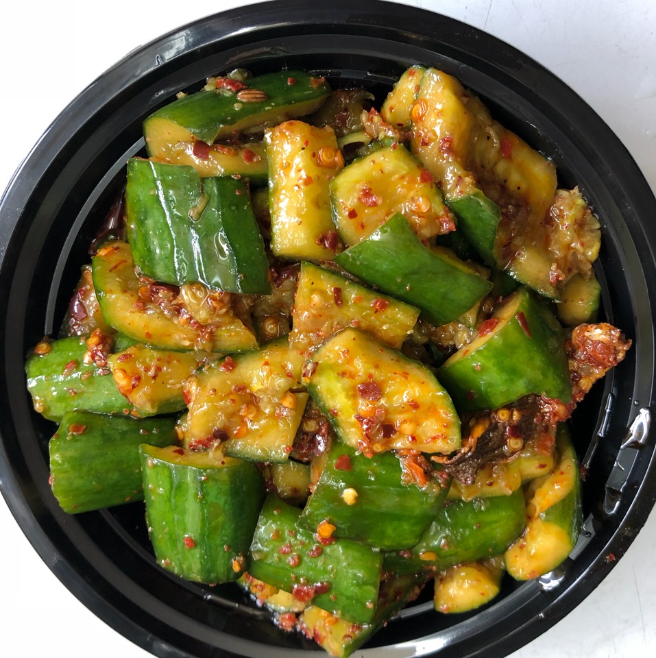 Spicy Cucumbers from Chen Du Tian Fu 成都天府 (CLOSED) on #foodmento http://foodmento.com/dish/45231