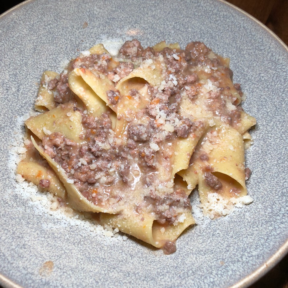 Pappardelle, Ragu Bolognese "Vecchia Scuola" from Felix Trattoria on #foodmento http://foodmento.com/dish/46785