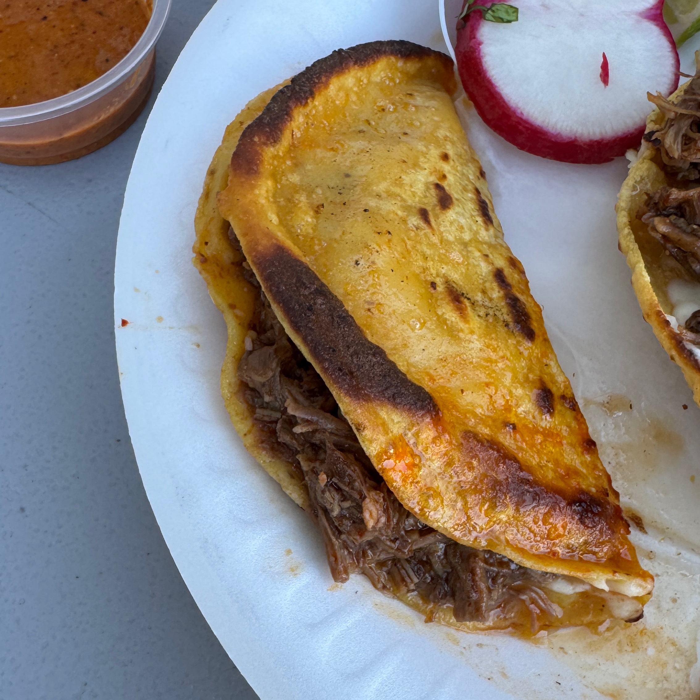 Quesataco with Birria de Res at Tacos Y Birria La Unica on #foodmento http://foodmento.com/place/11829