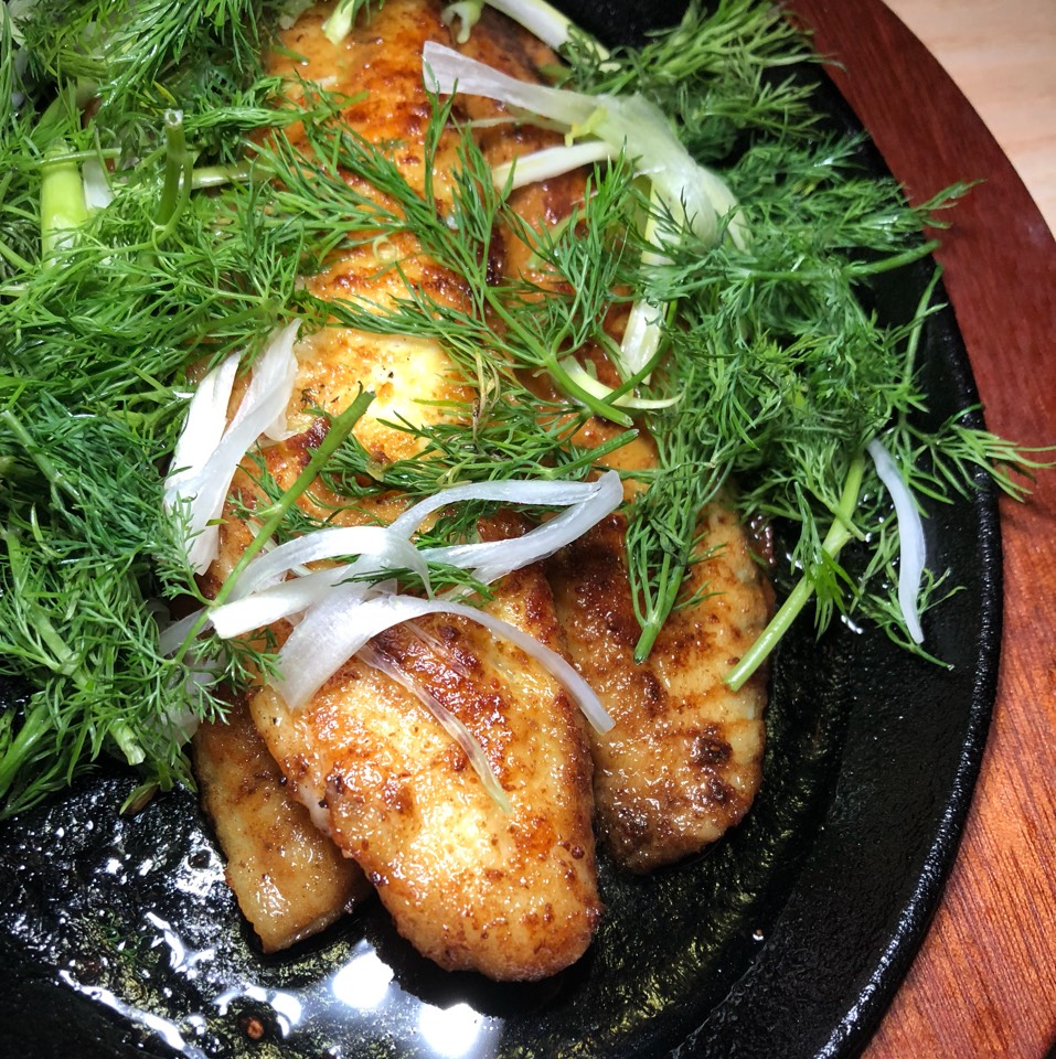 Cha Ca La Vong (Sizzling Tumeric Basa Fish) at Đi ăn Đi on #foodmento http://foodmento.com/place/11883