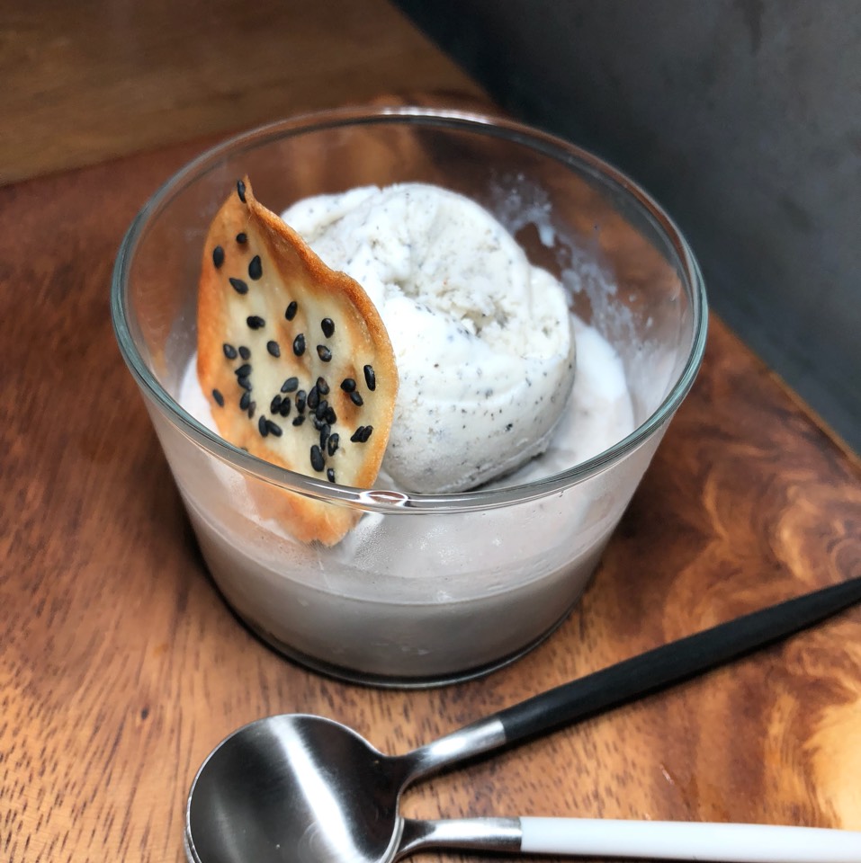Kuro Goma (Black Sesame Panna Cotta) at Nonono on #foodmento http://foodmento.com/place/11915