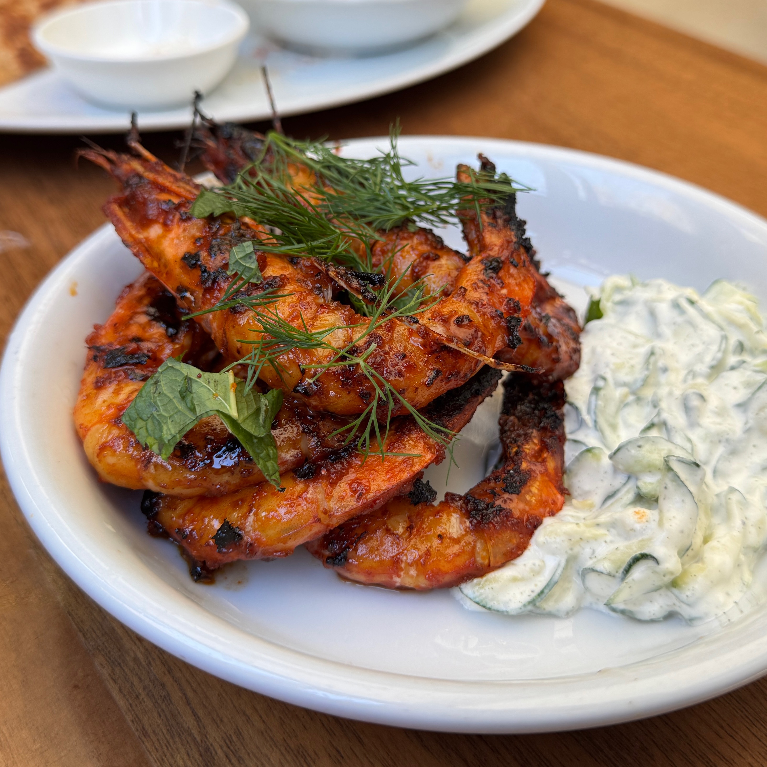 Grilled Prawns $36 was $31 at Bavel on #foodmento http://foodmento.com/place/11995