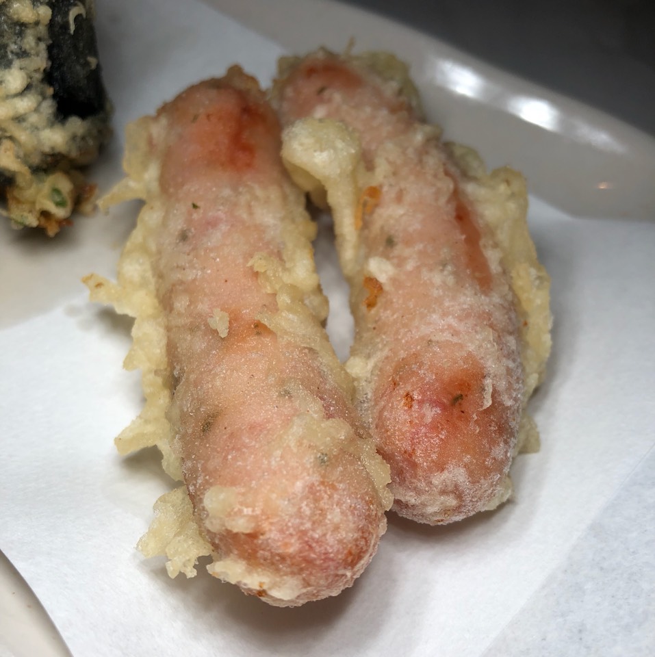 Private Label Sausage Tempura at I-naba restaurant on #foodmento http://foodmento.com/place/12030
