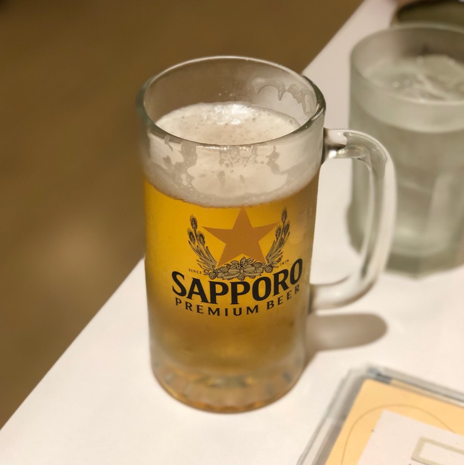 Sapporo Beer at I-naba restaurant on #foodmento http://foodmento.com/place/12030