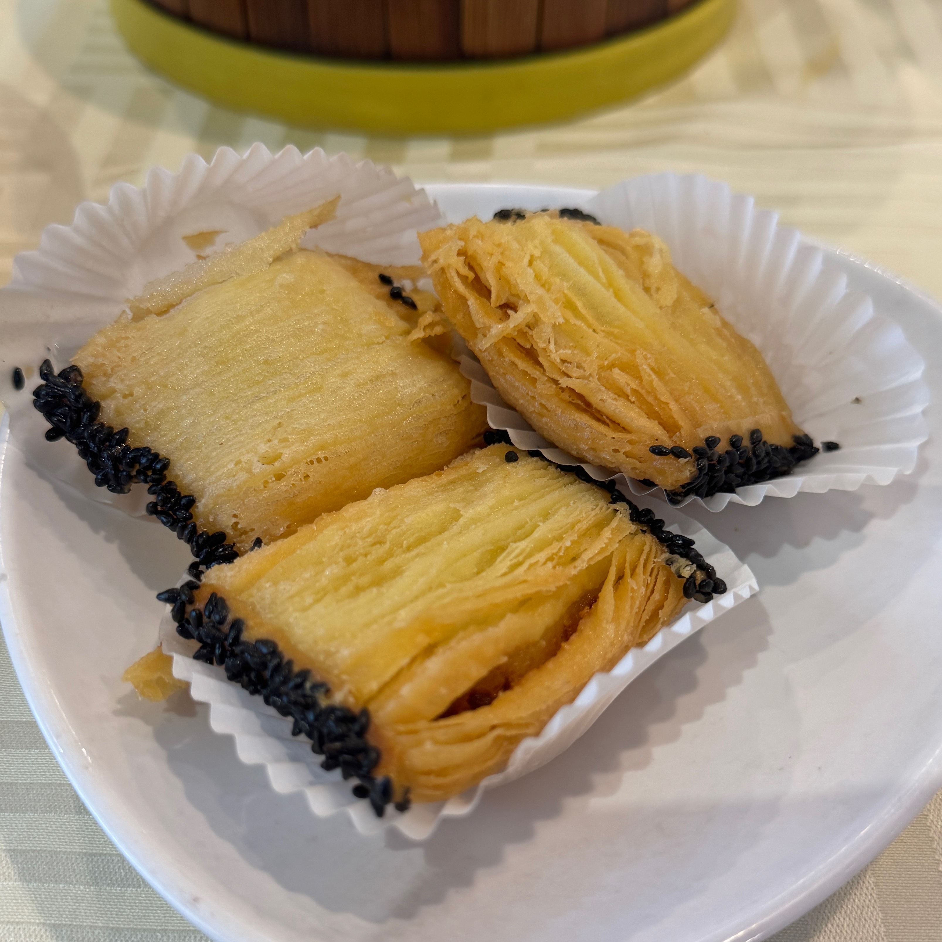 Deep Fried Durian Pastry at Sea Harbour Seafood Restaurant on #foodmento http://foodmento.com/place/12063