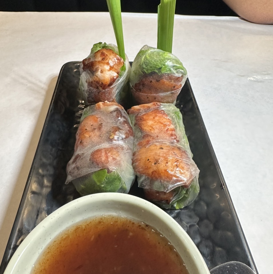 Goi Cuon Ca Salmon (Salmon Belly Rolls) at Garlic & Chives on #foodmento http://foodmento.com/place/12065