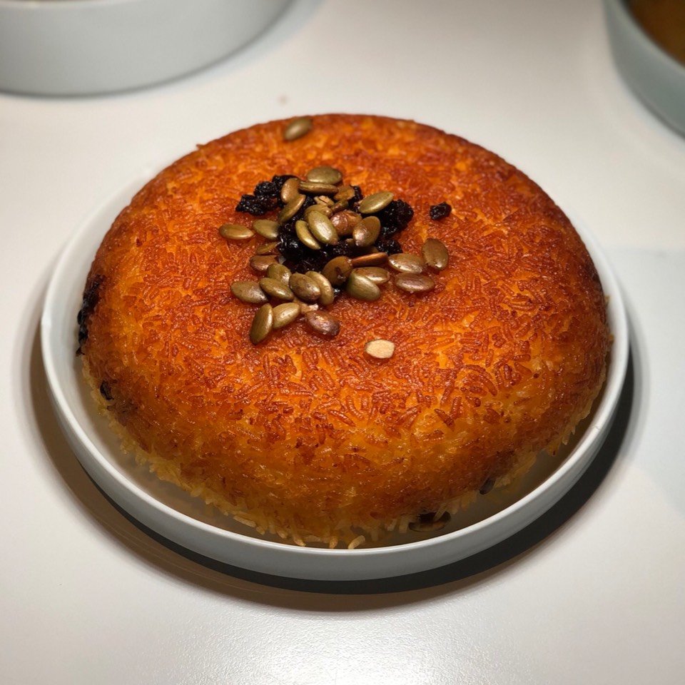 Persian Crispy Rice from Kismet on #foodmento http://foodmento.com/dish/48663