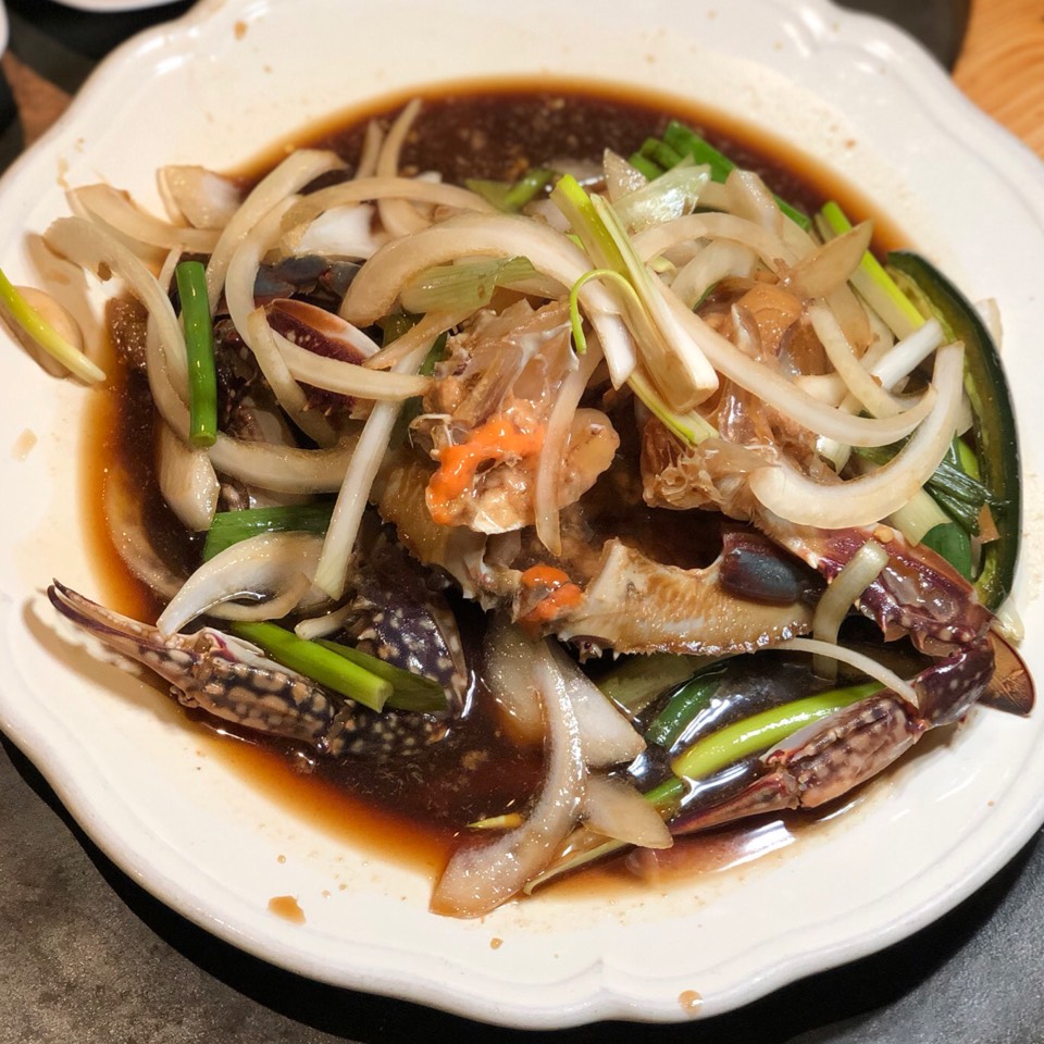 Ganjang Ge Jang (Marinated Raw Crab) at Soban on #foodmento http://foodmento.com/place/12085