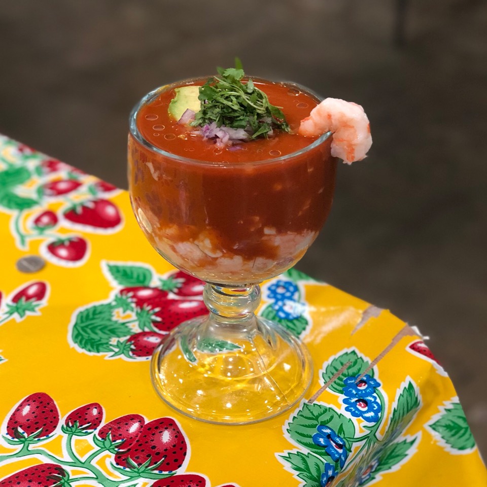 Coctel De Camaron (Shrimp Cocktail) $18 from Holbox on #foodmento http://foodmento.com/dish/46589