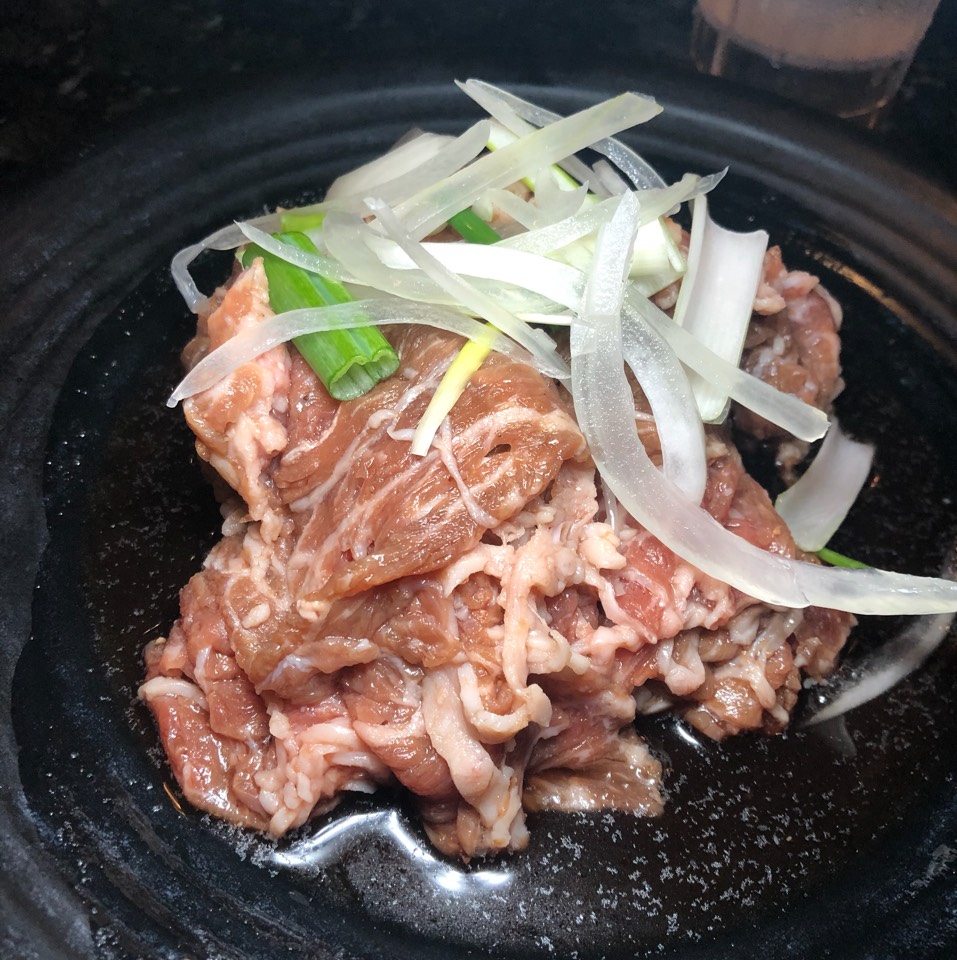 US Kobe Marinated Thin Slice Beef (Bulgogi) at OO-KOOK Korean BBQ on #foodmento http://foodmento.com/place/12120