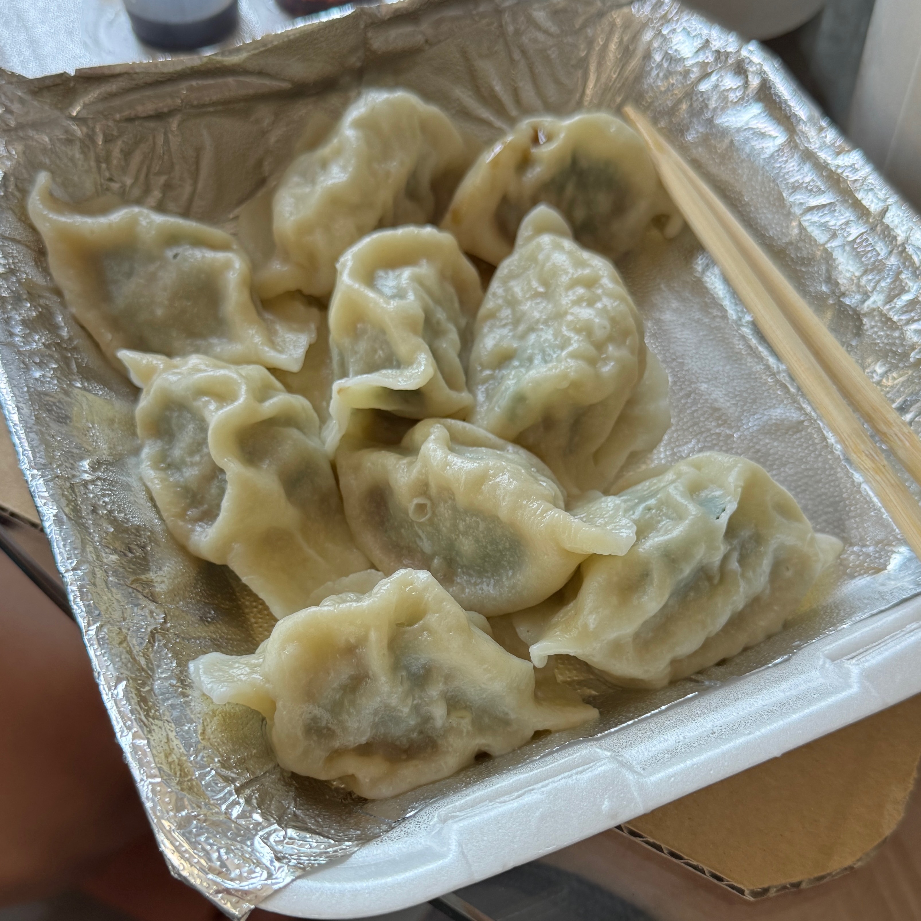 Leek & Pork Boiled Dumpling $14 was $12 at Beijing Pie House (RE-OPENED) on #foodmento http://foodmento.com/place/12146