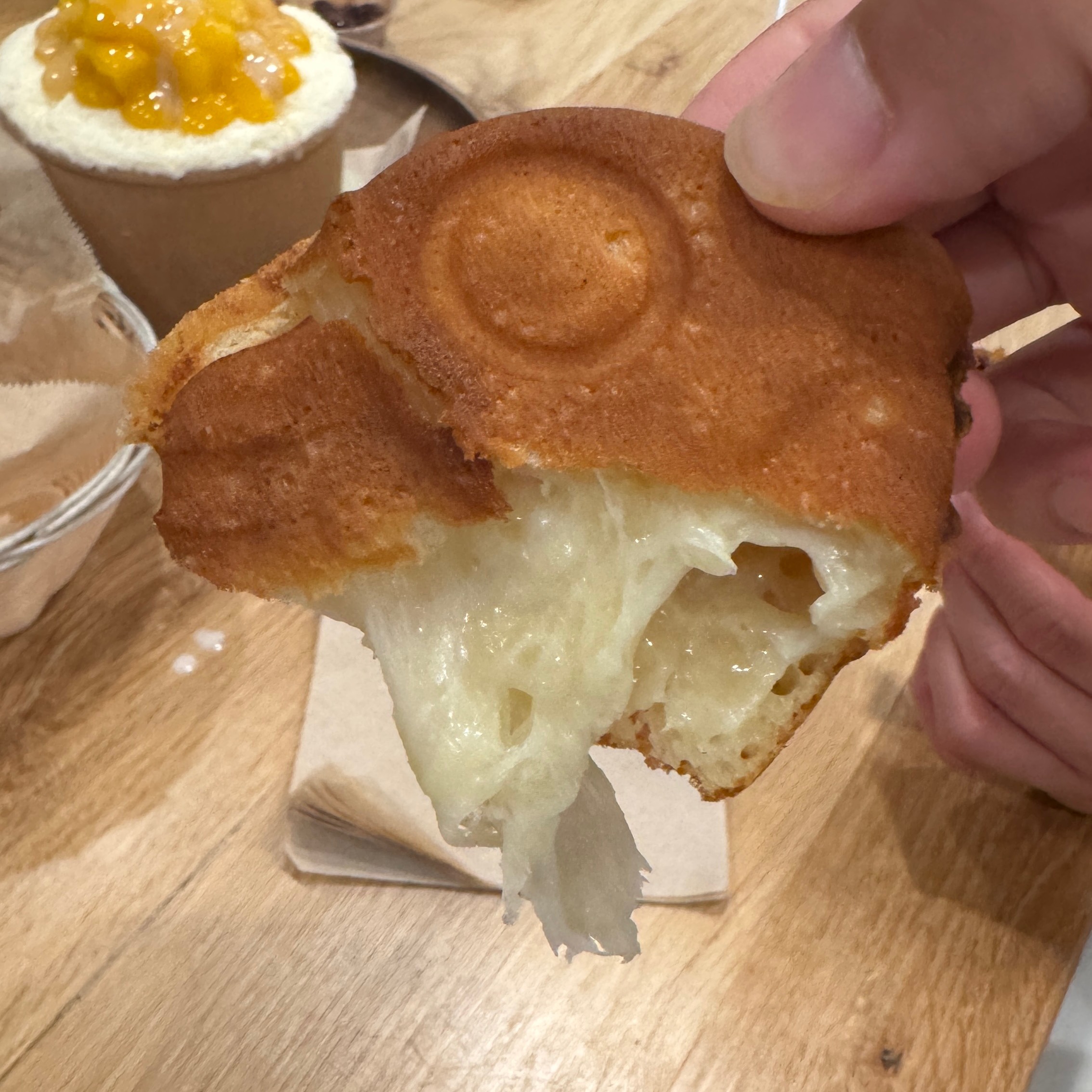 Cheese Taiyaki $12 for 4 at Anko by Serve O on #foodmento http://foodmento.com/place/12166