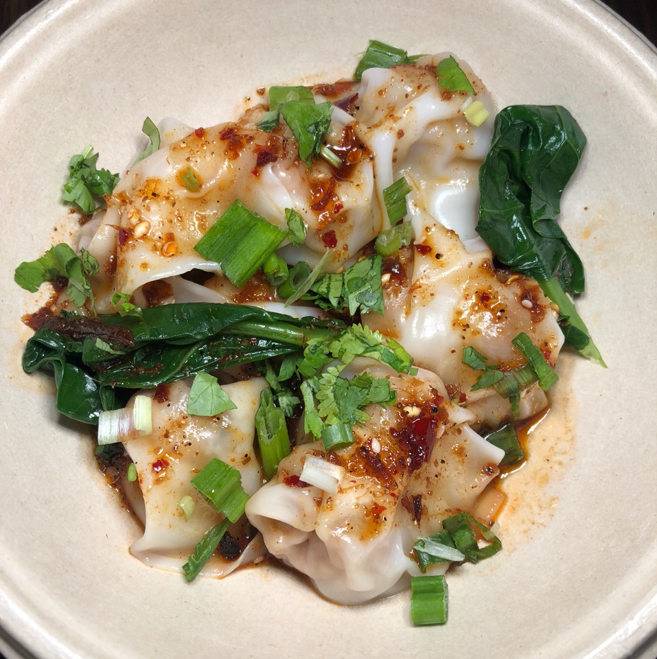 Spicy Szechuan Wontons at The Dumpling Shop (CLOSED) on #foodmento http://foodmento.com/place/12183