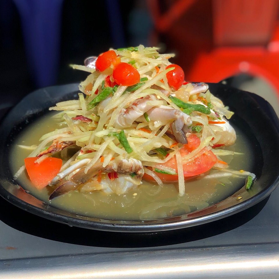 Blue Crab Papaya Salad at Isaan Station on #foodmento http://foodmento.com/place/12250