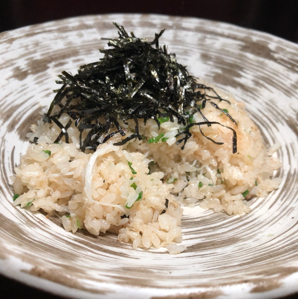 Kani Chahan (Crab Fried Rice) at Tsubaki on #foodmento http://foodmento.com/place/12281