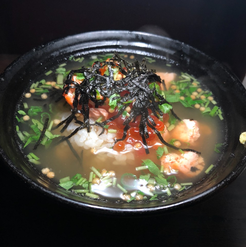 Ochazuke (Steamed Rice In Broth) at Tsubaki on #foodmento http://foodmento.com/place/12281
