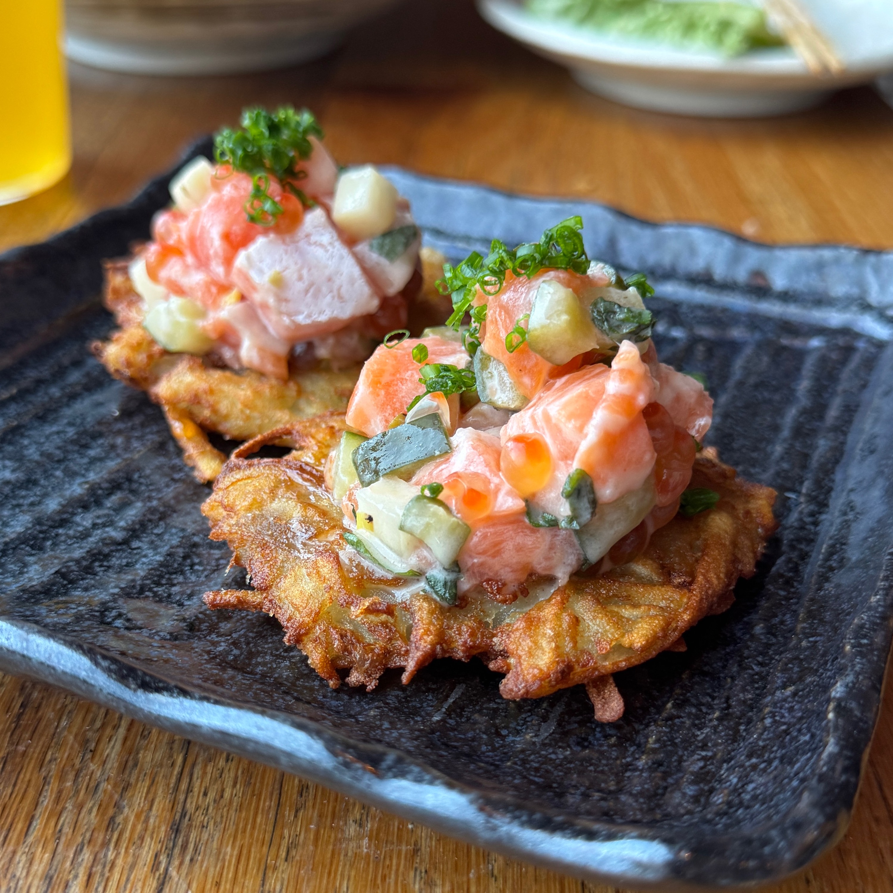 Japanese Latkes $24 at Tsubaki on #foodmento http://foodmento.com/place/12281