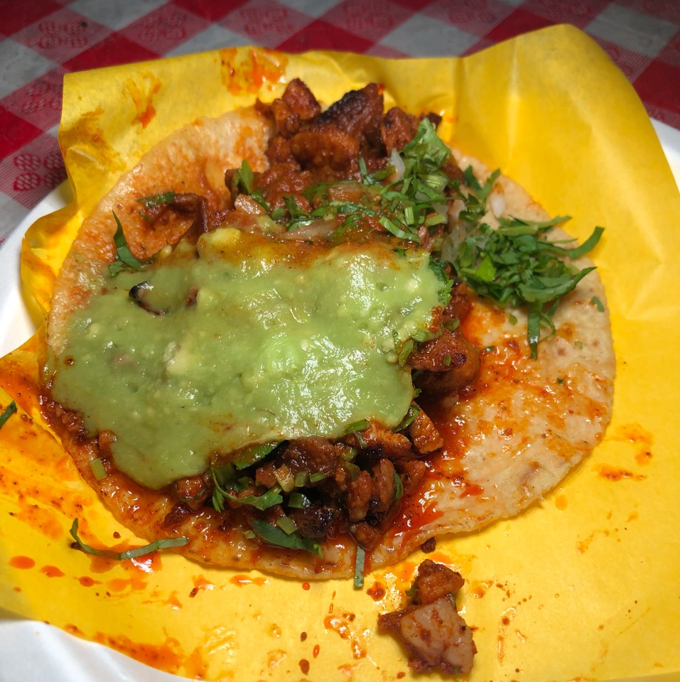 Adobada Taco at Tacos 1986 (CLOSED) on #foodmento http://foodmento.com/place/12284