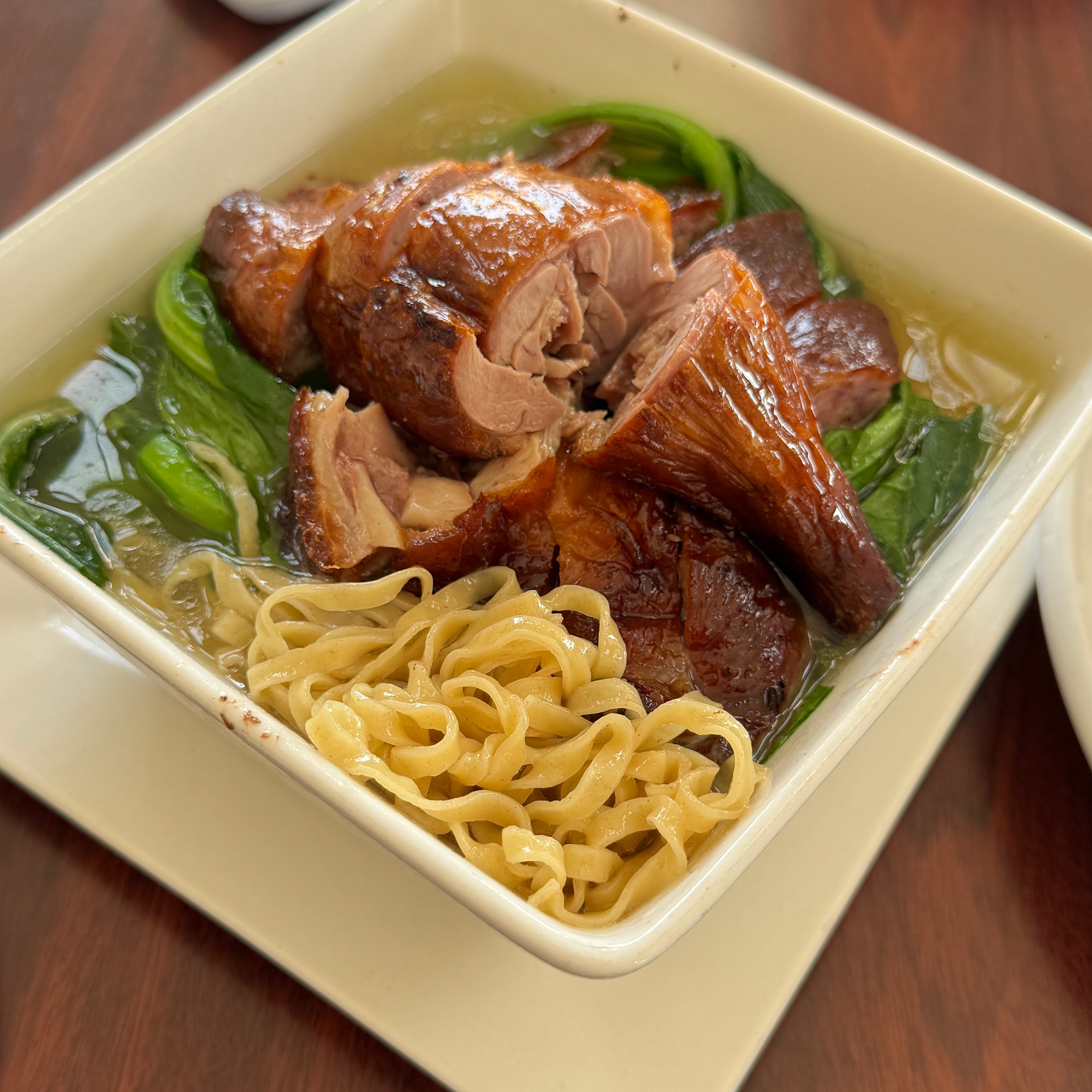 BBQ Duck W Noodle With Soup at Ruby BBQ Food on #foodmento http://foodmento.com/place/12290