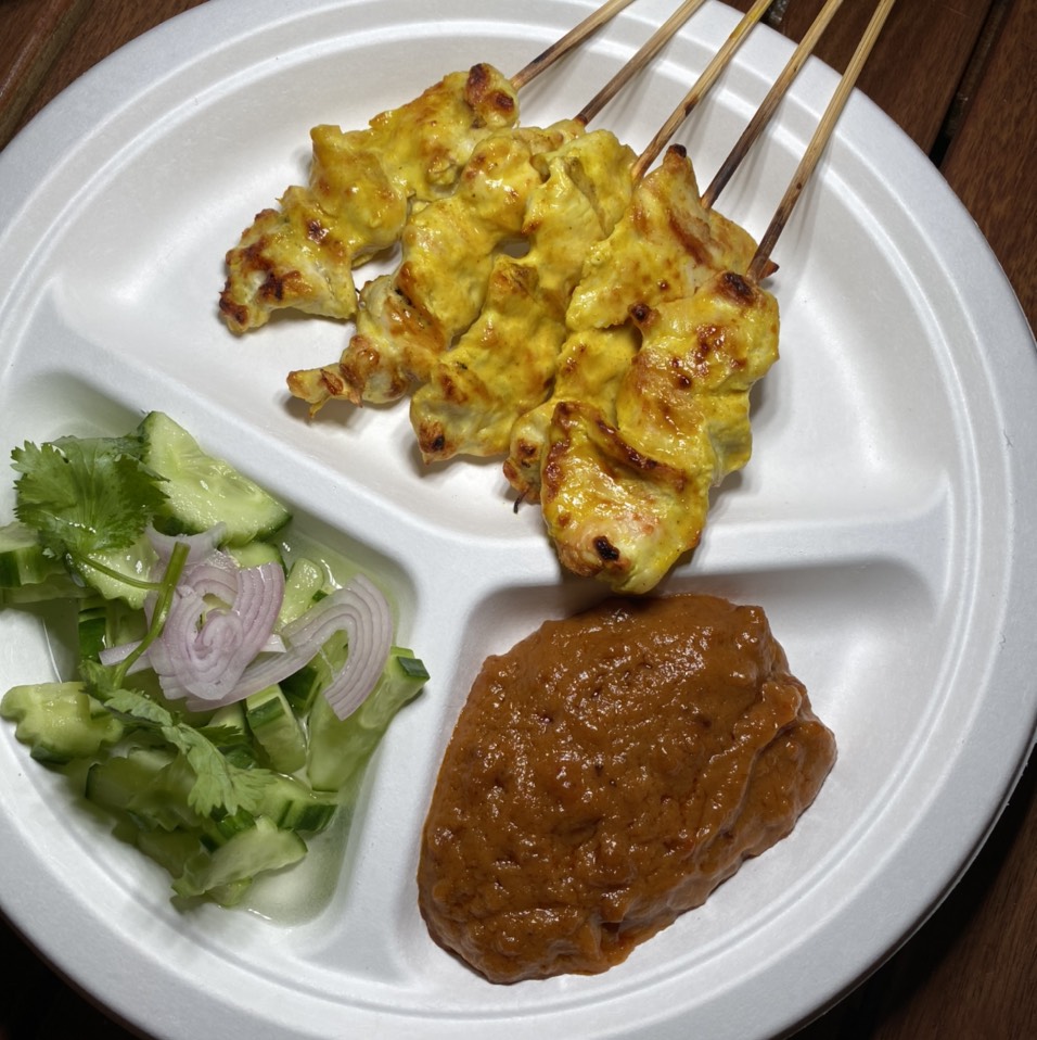 Chicken Satay (Parking Lot Special) at Otus Thai Kitchen & Coffee on #foodmento http://foodmento.com/place/12322