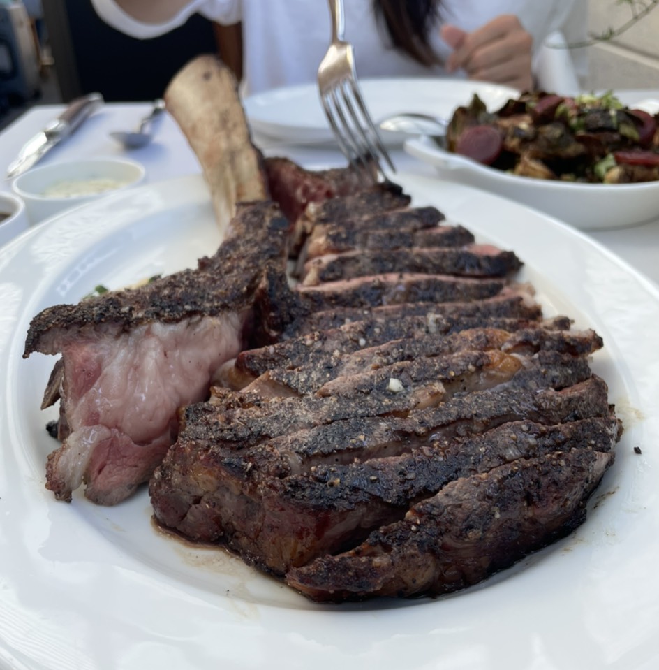 Tomahawk Steak (40 Oz) Dry Aged Bone In Prime Ribeye at The Arthur J on #foodmento http://foodmento.com/place/12454