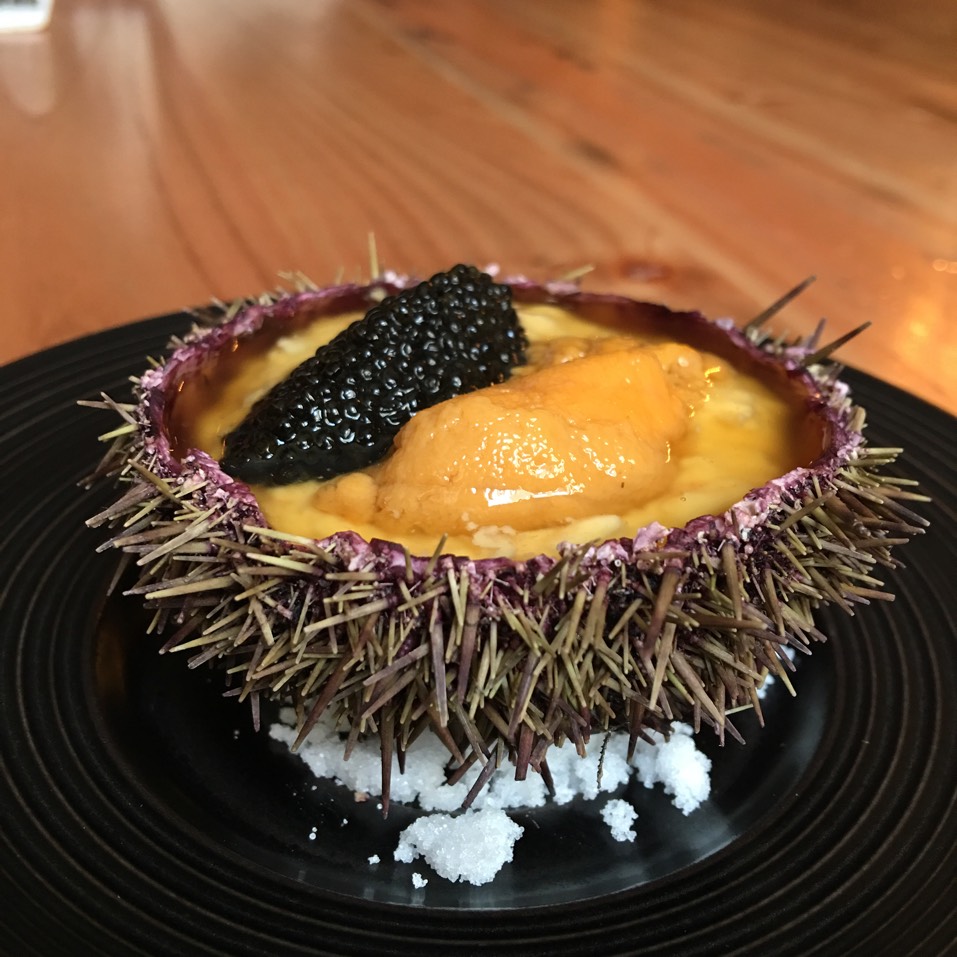 Egg On Egg On Egg (Scrambled, Sea Urchin, Sturgeon Caviar) at Sakamai on #foodmento http://foodmento.com/place/1245