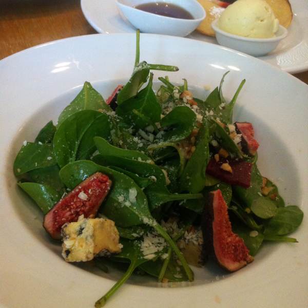 Blue Cheese and Fig Salad (beetroot...) from Graze on #foodmento http://foodmento.com/dish/878
