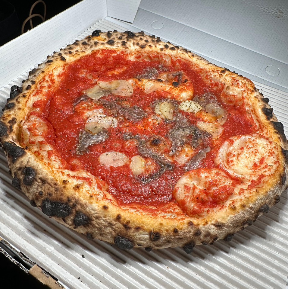 Marinara Pizza (Anchovy) $23 from Ronan on #foodmento http://foodmento.com/dish/55129