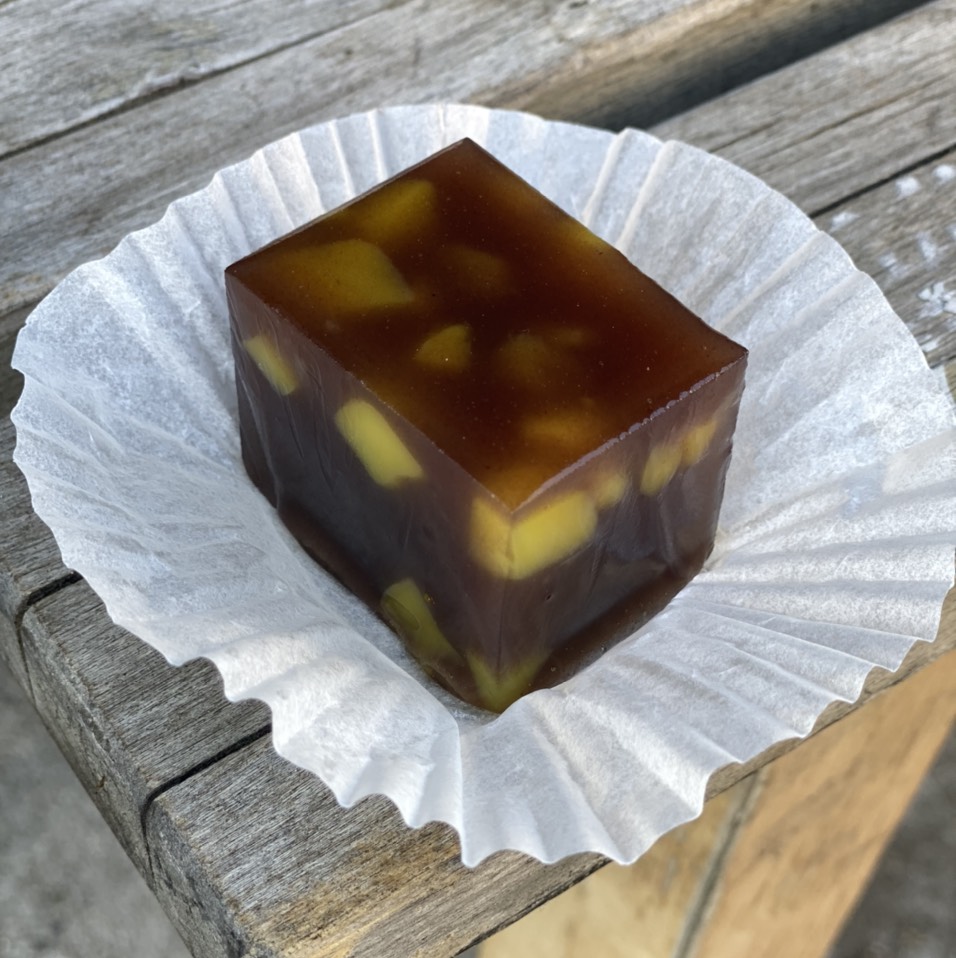 Chestnut Jelly (December Special) at Fugetsu-Do Sweet Shop on #foodmento http://foodmento.com/place/12701