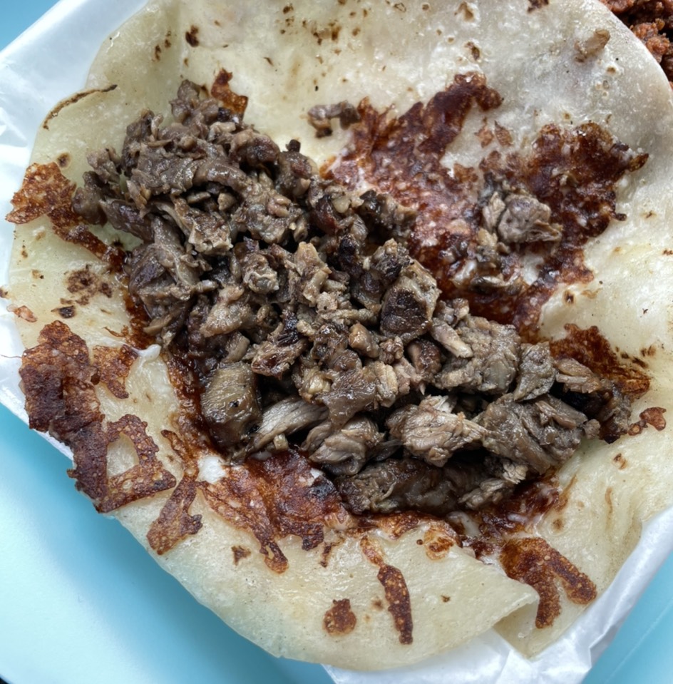 Carne Asada Quesataco from El Ruso Tacos on #foodmento http://foodmento.com/dish/50153