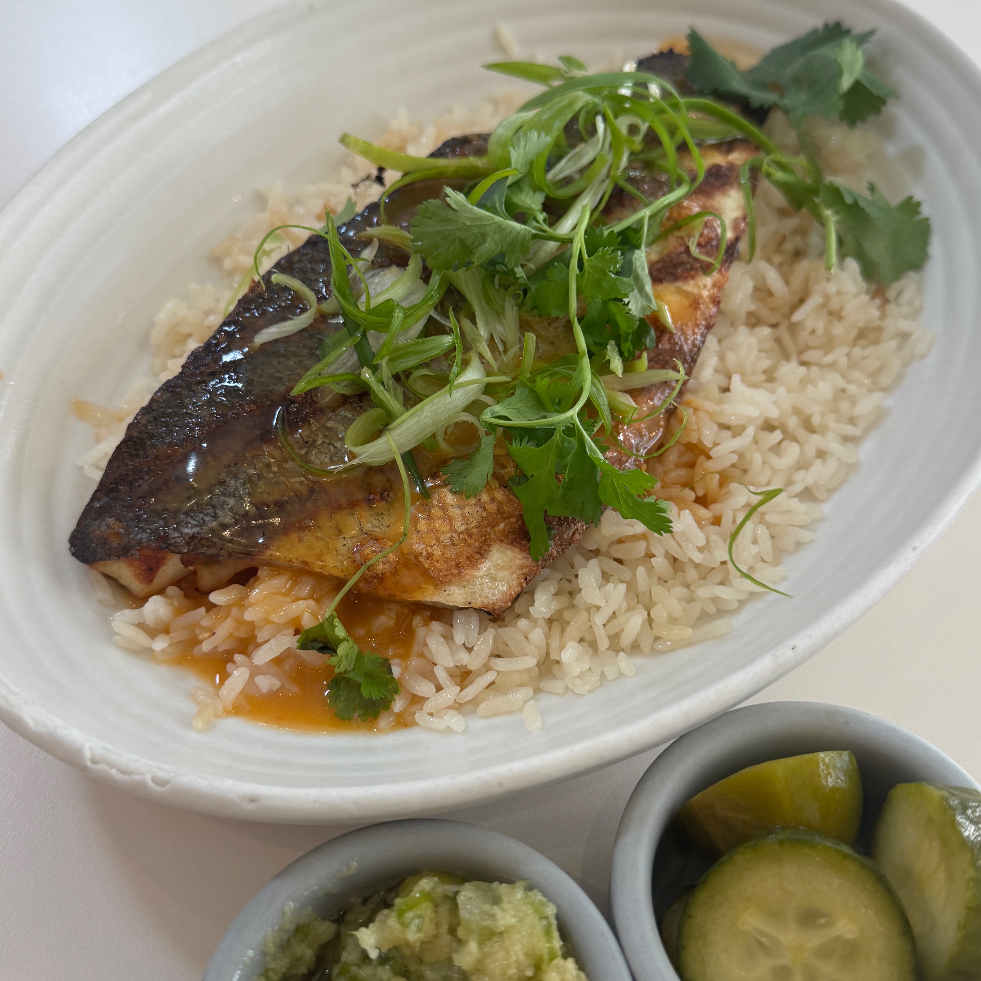 Hainan Fish Rice (Dry Aged) $48 (Bass) was $36 (Barramudi) at Yang’s Kitchen on #foodmento http://foodmento.com/place/12720