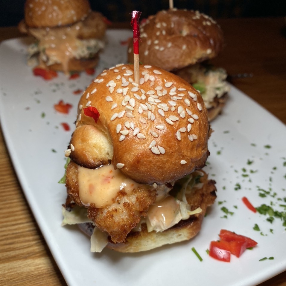 Coconut Crusted Mahi Sliders at Rock'N Fish on #foodmento http://foodmento.com/place/12735