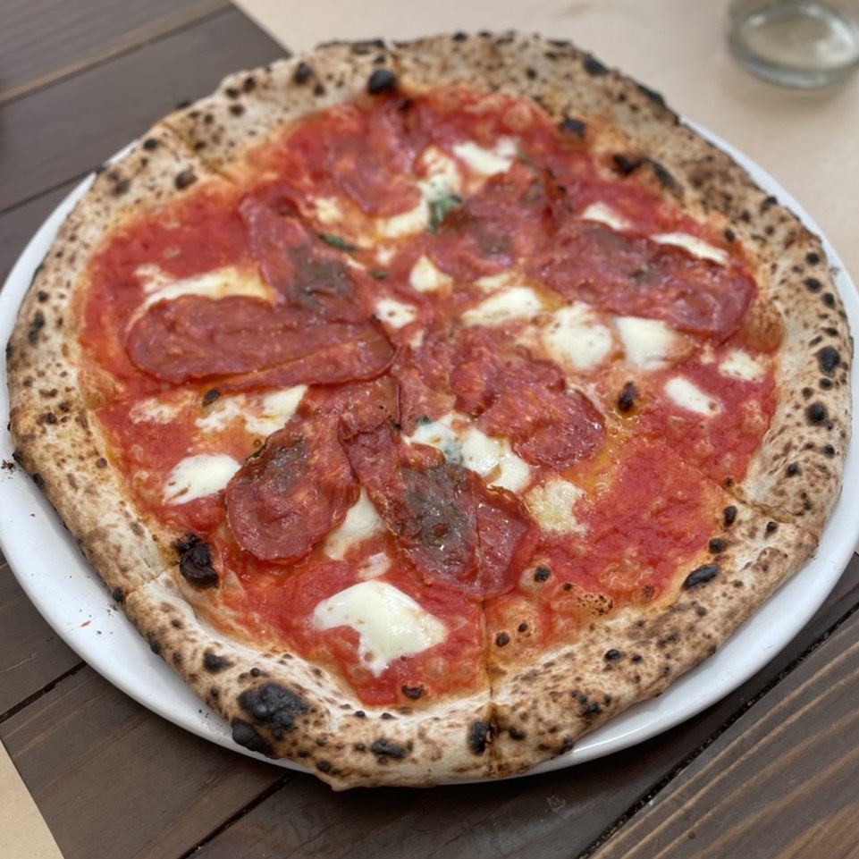 Diavola Pizza $32 (was $29) from L’Antica Pizzeria da Michele on #foodmento http://foodmento.com/dish/49742