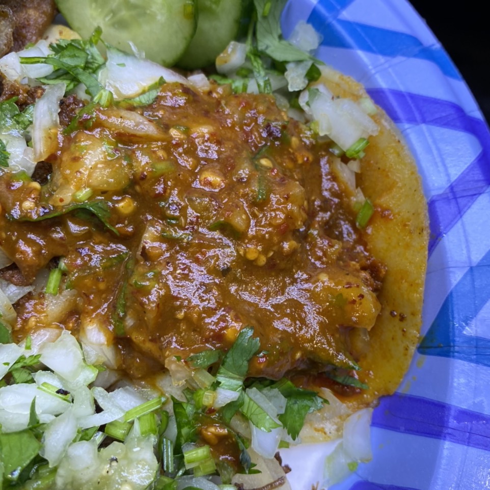 Chorizo Taco at El Chato Taco Truck on #foodmento http://foodmento.com/place/12859