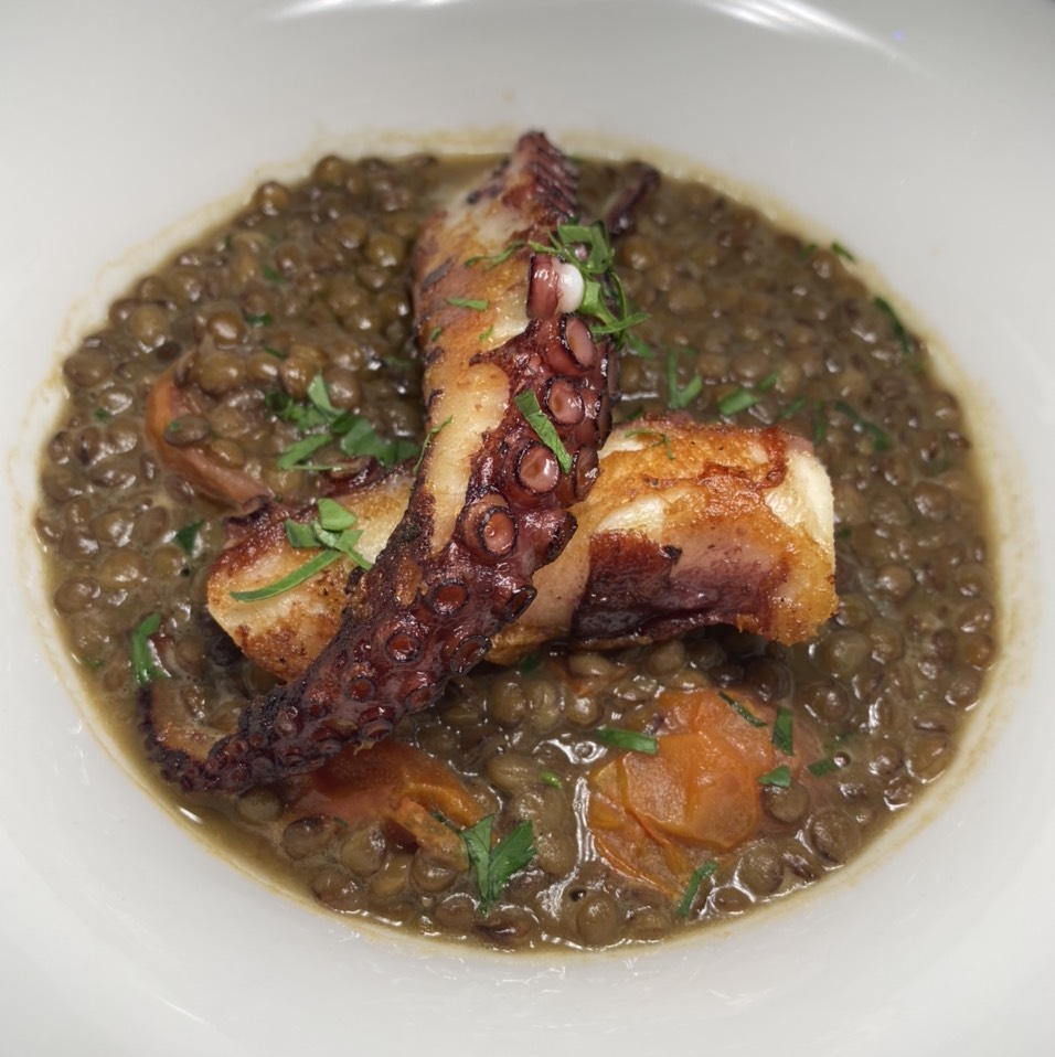 Spanish Octopus, Lentils, Peperoncini at N10 Restaurant on #foodmento http://foodmento.com/place/12865
