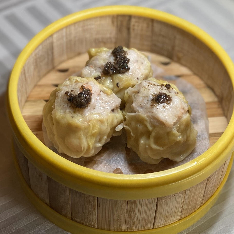 Shrimp & Pork Dumpling With Black Truffle from Chef Tony on #foodmento http://foodmento.com/dish/49929