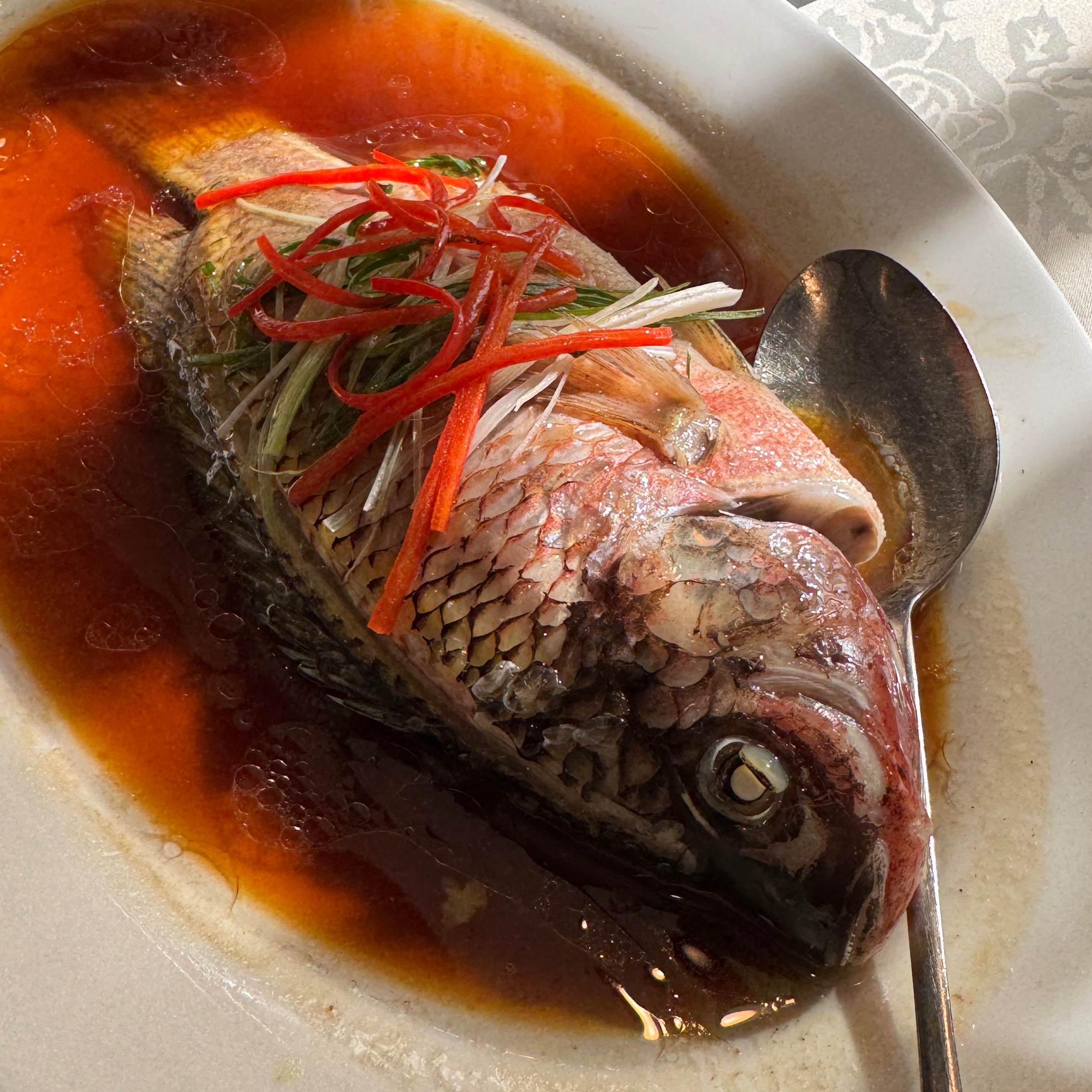 Whole Tilapia Fish (Lunch Special) $12 at Shanghailander Palace on #foodmento http://foodmento.com/place/12895