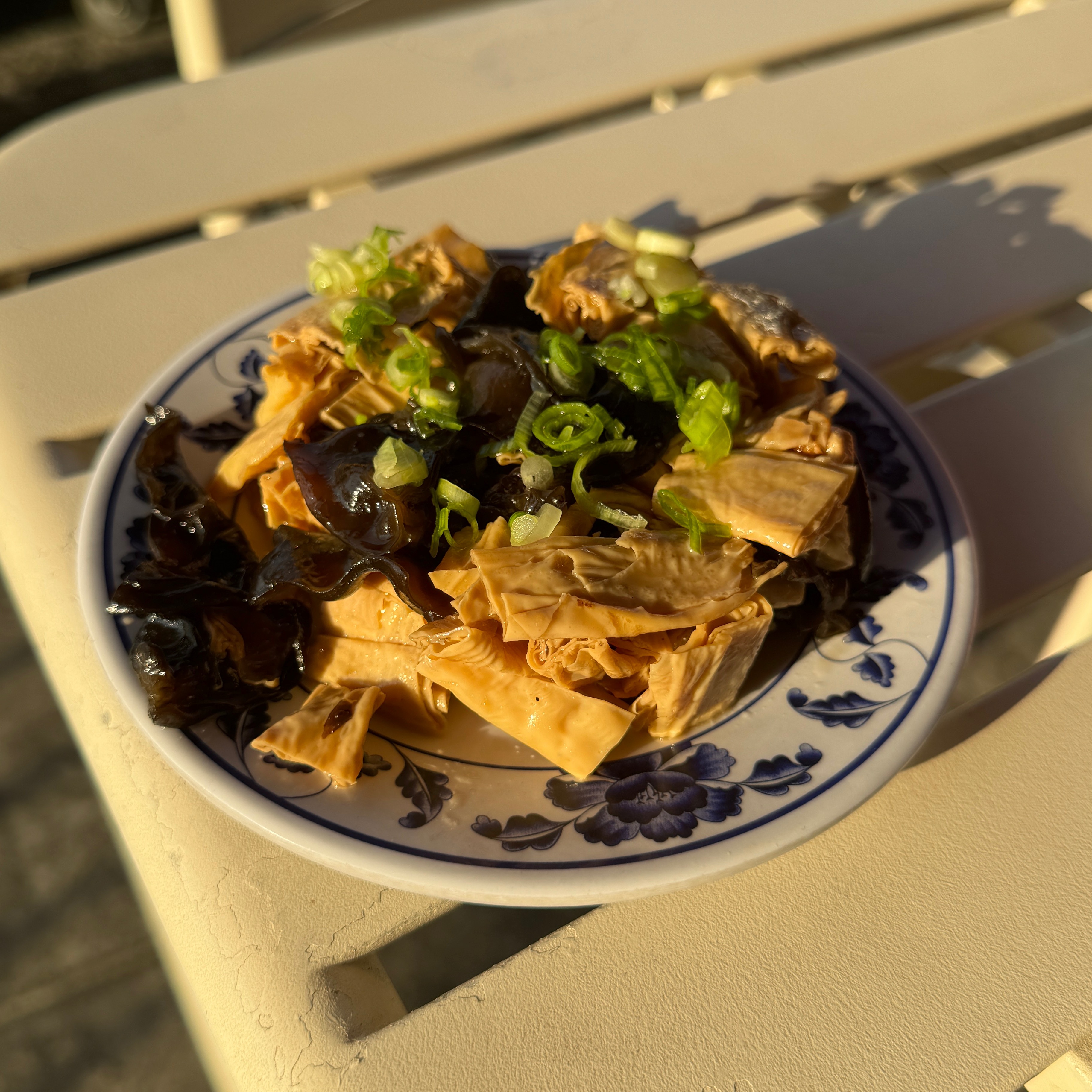 Wood Ear Mushroom & Bean Curd Stick $7 at Woon on #foodmento http://foodmento.com/place/12901