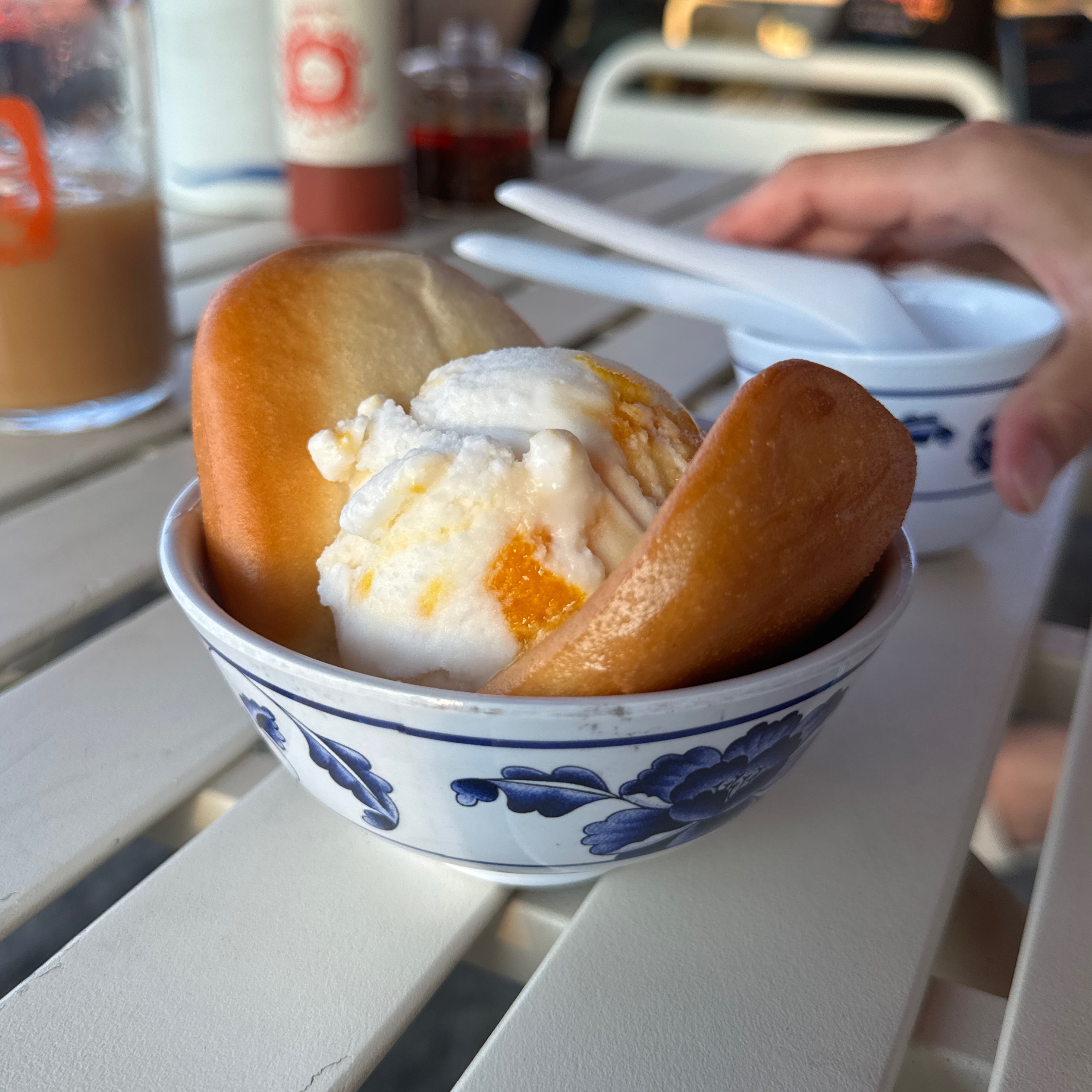 Ice Cream Bao (Sticky Rice + Mango) $7 at Woon on #foodmento http://foodmento.com/place/12901