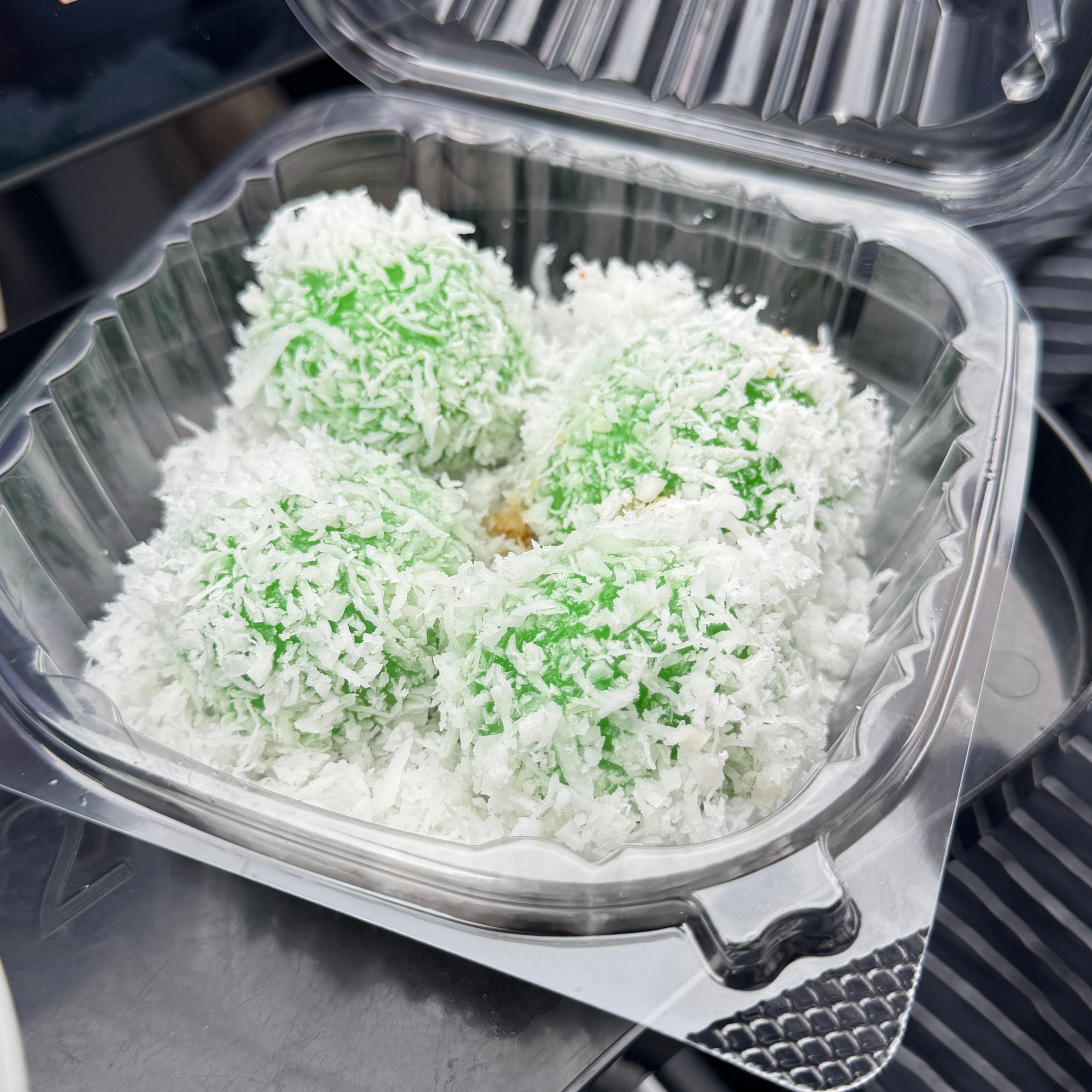 Kelepon (Sweet Glutinous Rice Balls) at Medan Kitchen on #foodmento http://foodmento.com/place/13032