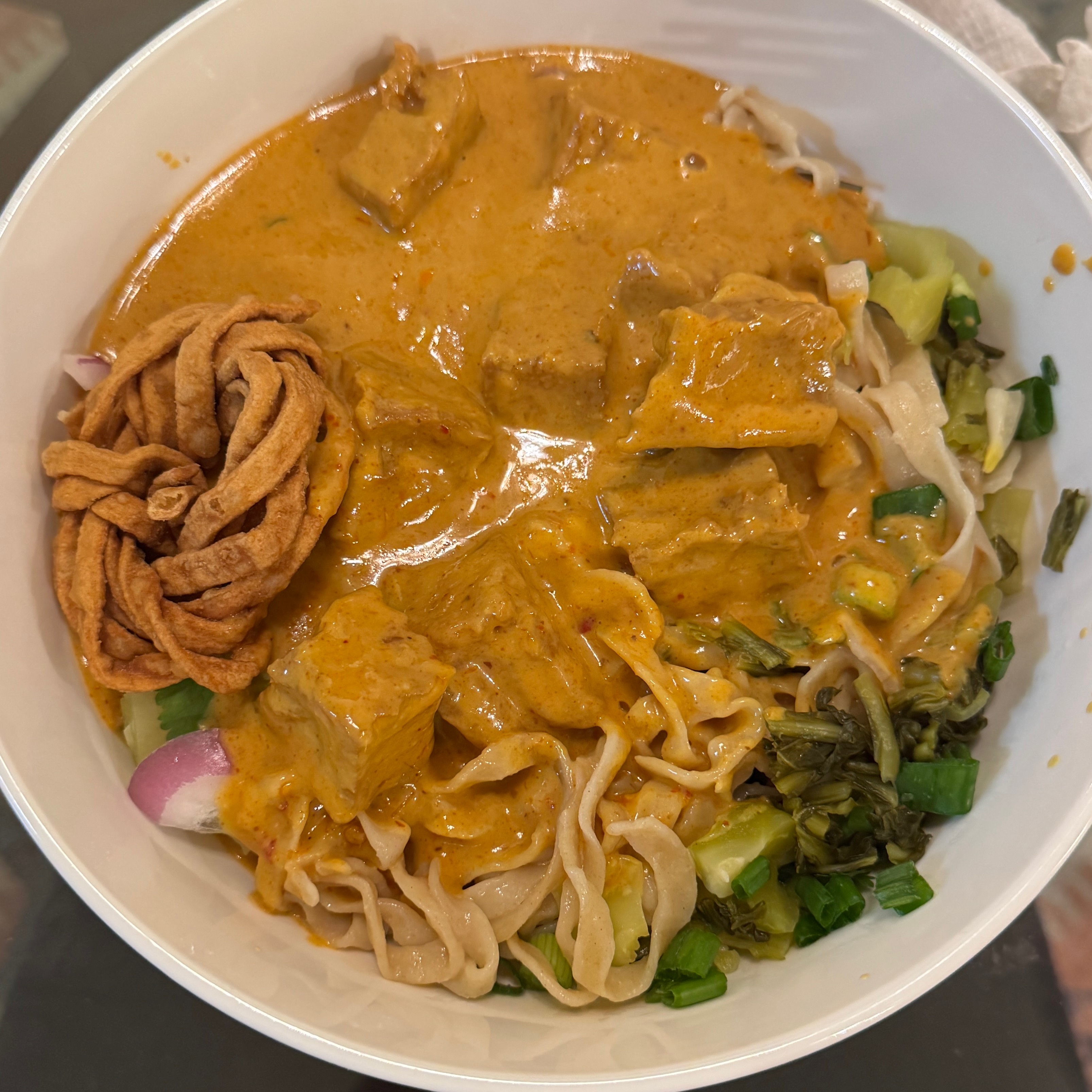 Khao Soi W Crispy Tofu $19 on #foodmento http://foodmento.com/dish/51376
